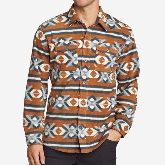 Eddie Bauer Other - NWT Eddie Bauer Chutes Microfleece Shirt Toffee